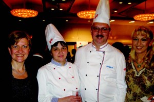 Croatia Minister Counselor Narcisa Becirev, master chefs Miroslav and Biserka Dolovcak, and Croatian singer Paula Jusic.