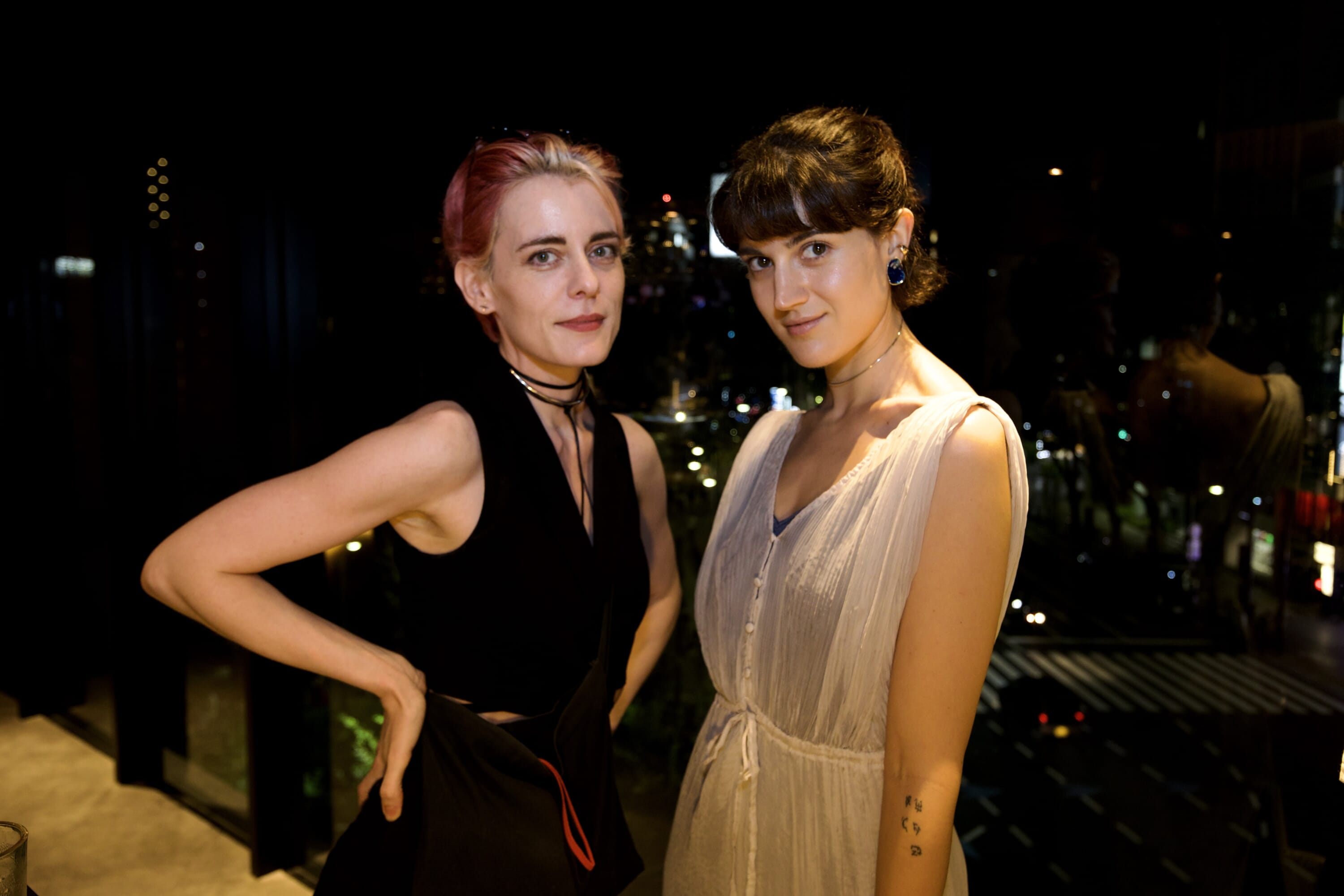 solene and alex thomas at tw party august 2023