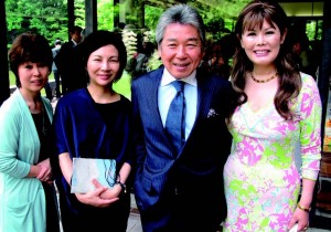 Anteprima co-president Izumi Ogino, Gora Kadan ryokan owner Miwako Fujimoto, her husband Yuji, and Kyoko Spector