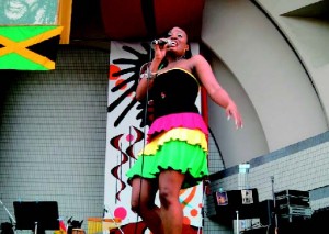 Jamaican entertainer Monique Dehaney
