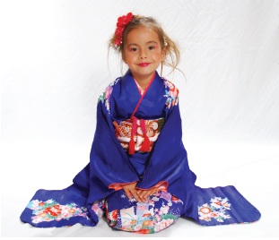 Photo in kimono