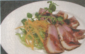 House-smoked duck