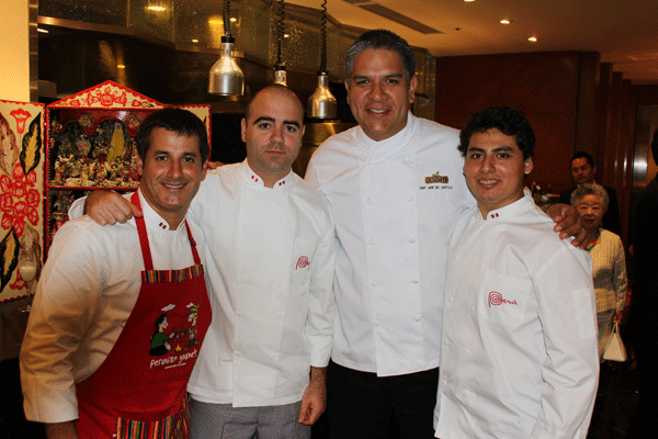 Javier Amparo, Cristian Mottee, Jose de Castillo and Fransua Robles