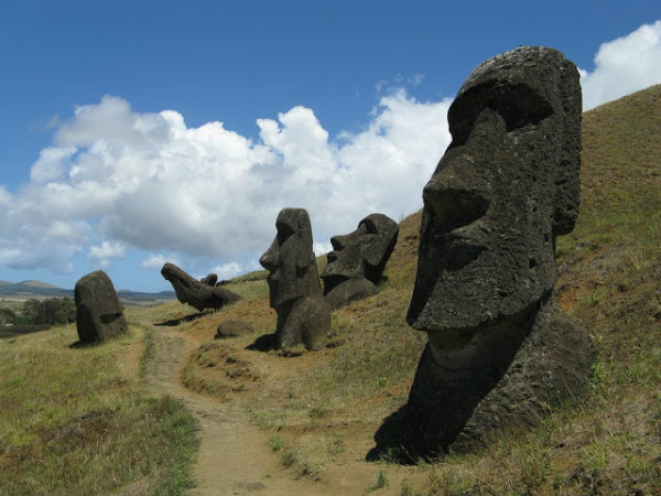 Moai Statue Exhibit