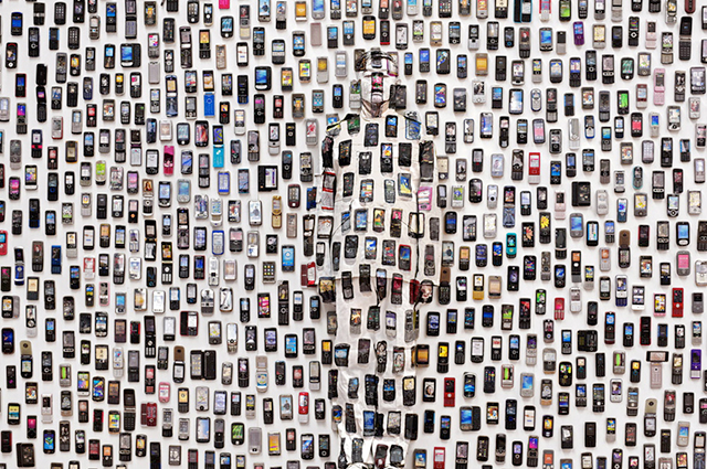 Mobile Phones, Liu Bolin