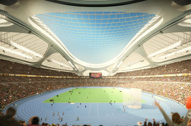 Images Reveal Redesign of Tokyo’s Olympic Stadium After Budget Cuts