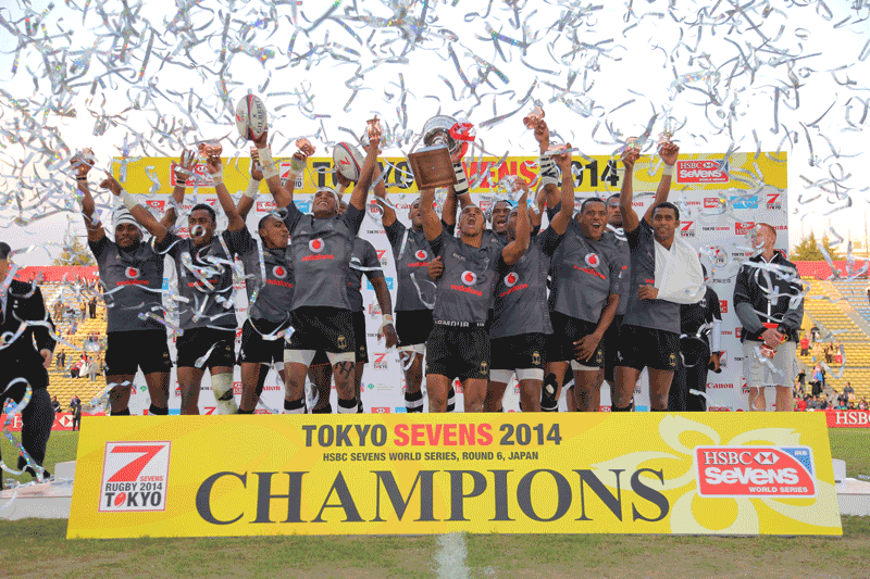 The Fijians took the Japan Sevens Championship in 2014