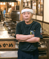 Maeno Shoichi, the master brewer at Satsuma Shuzou