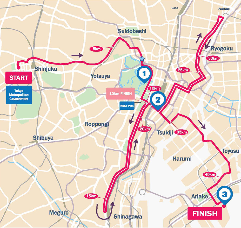 Tokyo-Marathon-Route-Map