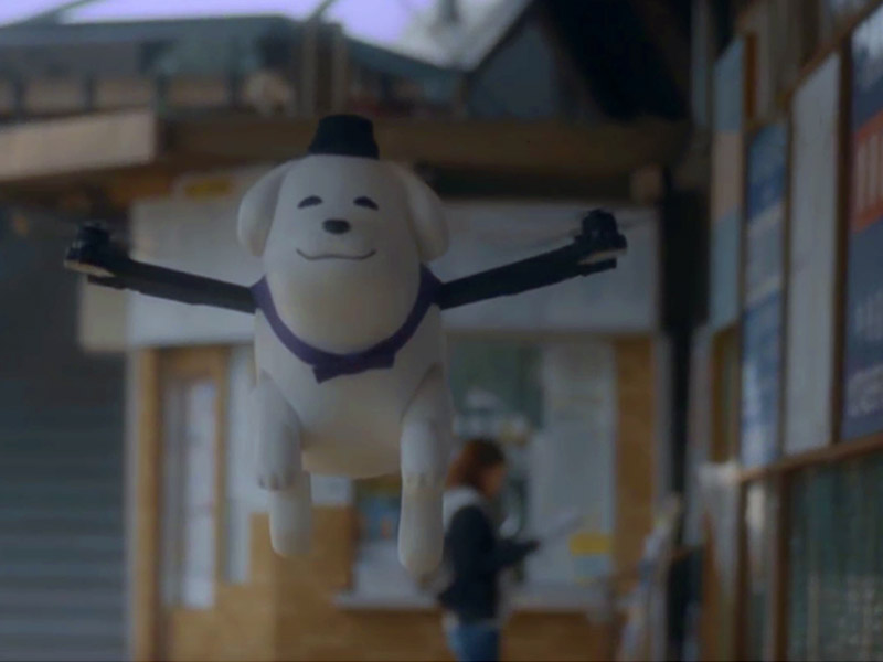 Will This Flying Puppy Drone Bring the Tourists to Oji in Droves?