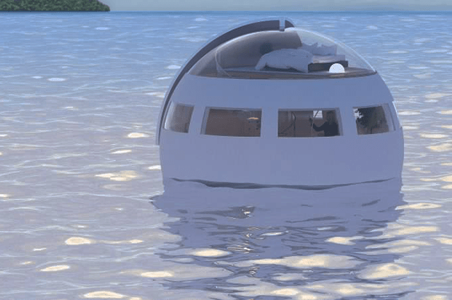 Bob Your Way to a Unique Night’s Sleep in These Floating Hotel Rooms