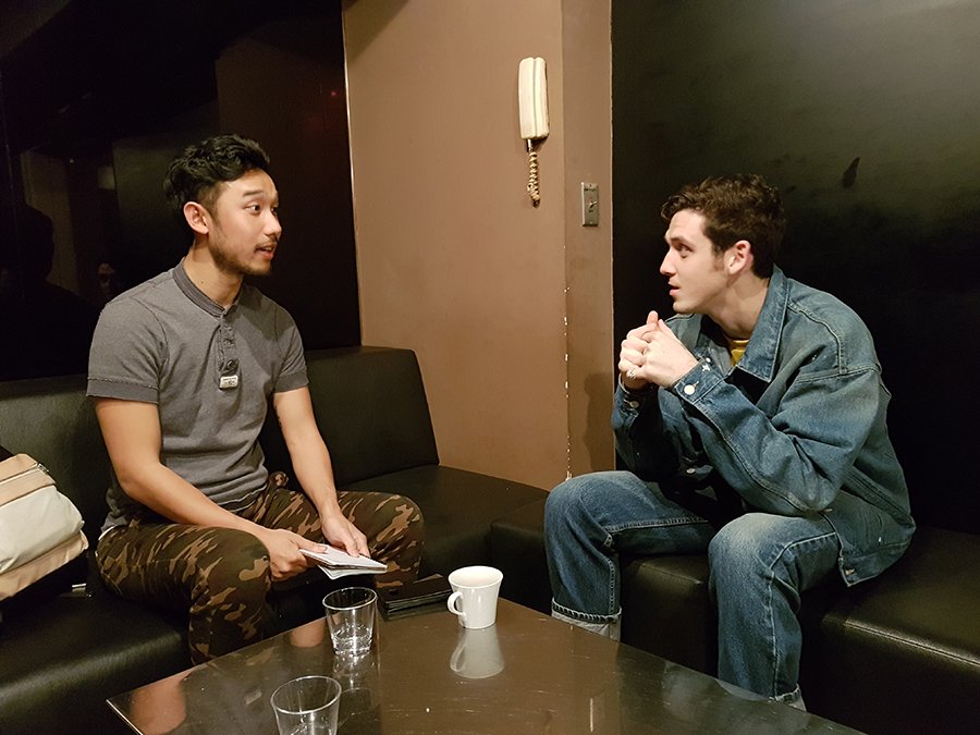 lauv being interviewed by james wong