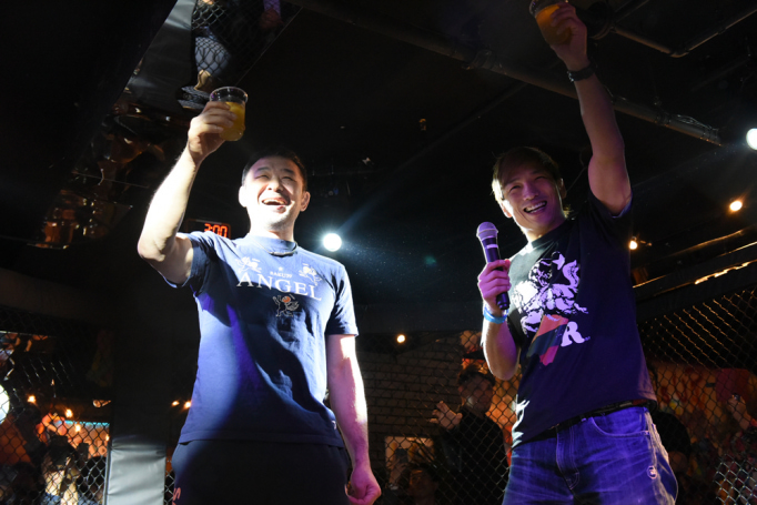 MMA Fighter Kazushi Sakuraba raised a toast to the TFC