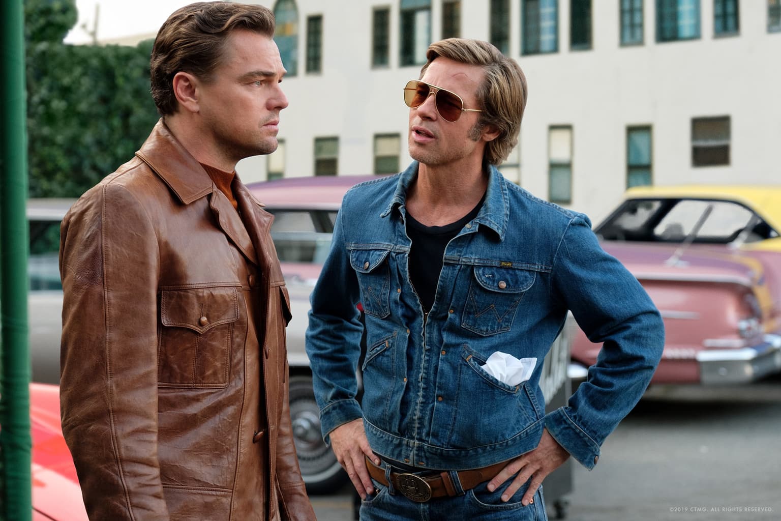 brad pitt and leo dicaprio in tarantino's latest film