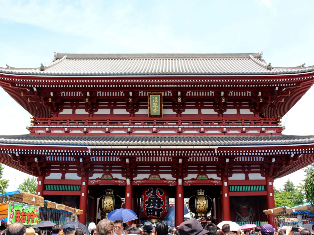 Sensoji temple in Asakusa, Tokyo
