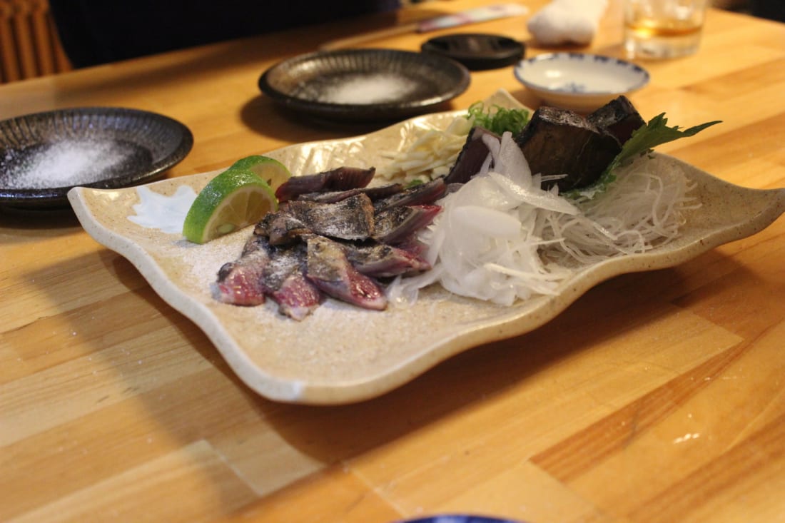 Bonito fish in Kochi Shikoku
