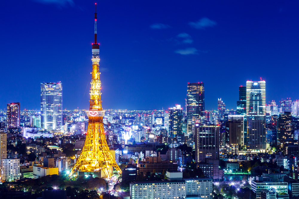 Tokyo Tower night scene