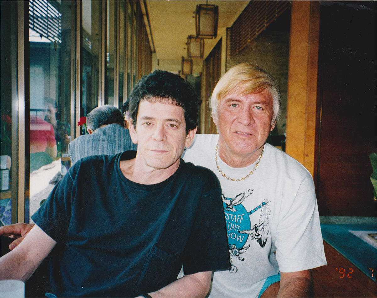 Bill with Lou Reed