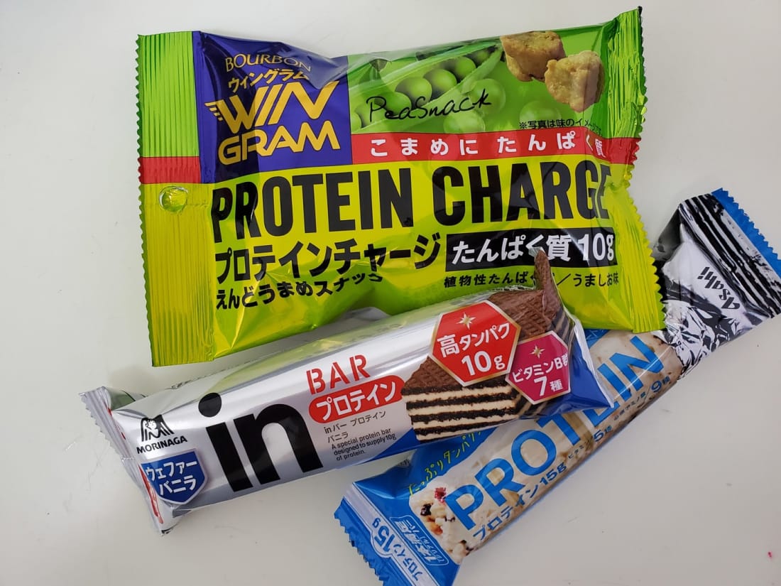 Protein bars in Japan
