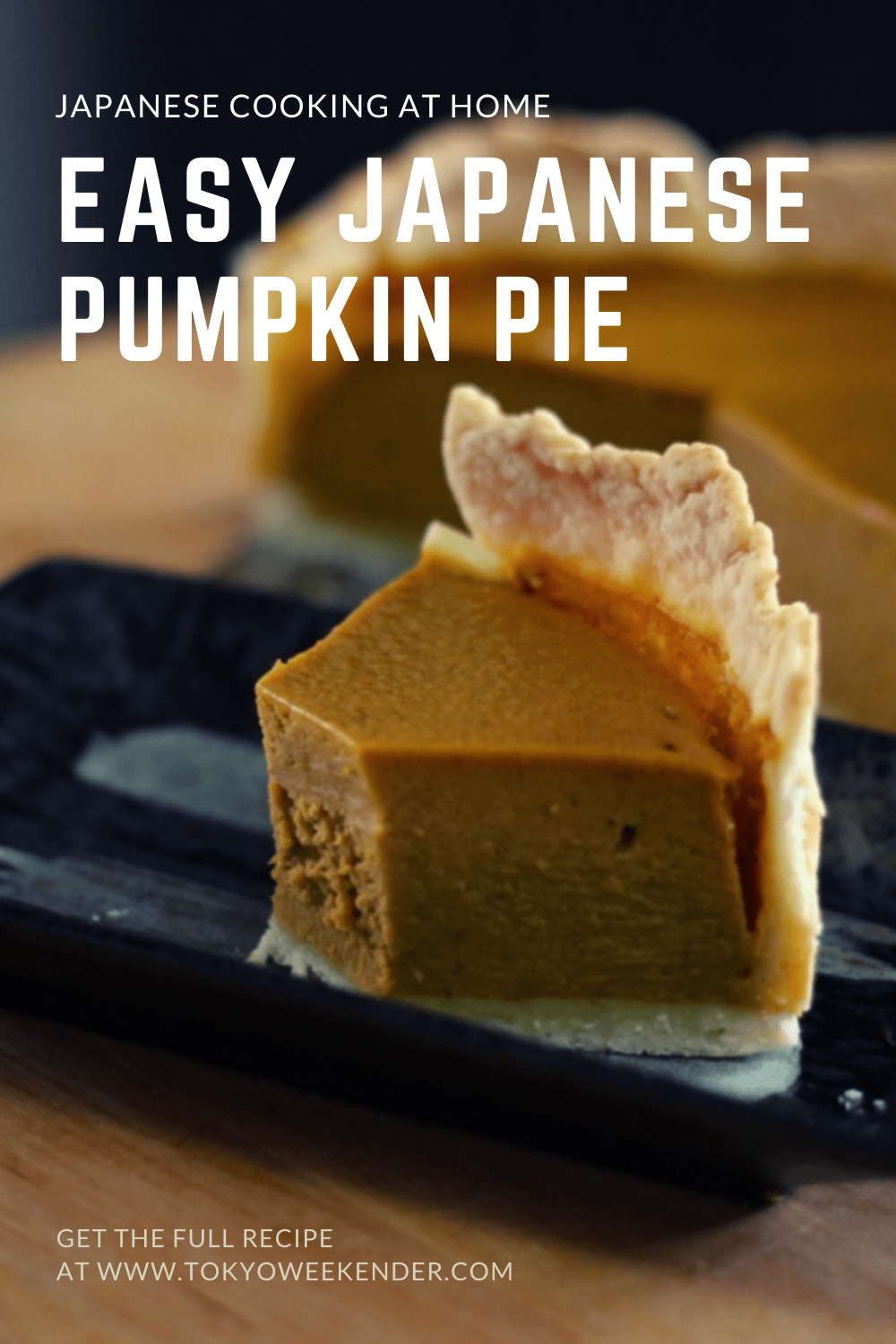 Japanese Pumpkin Pie Kabocha Cooking Baking at Home Tokyo Weekender