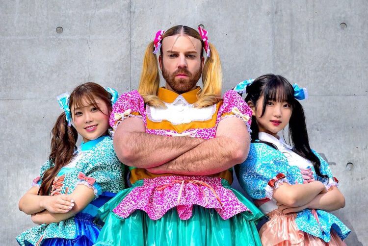 japanese metal band guy in dress Meet Ladybeard, A Cross-Dressing Wrestler And Death Metal Singer From Australia