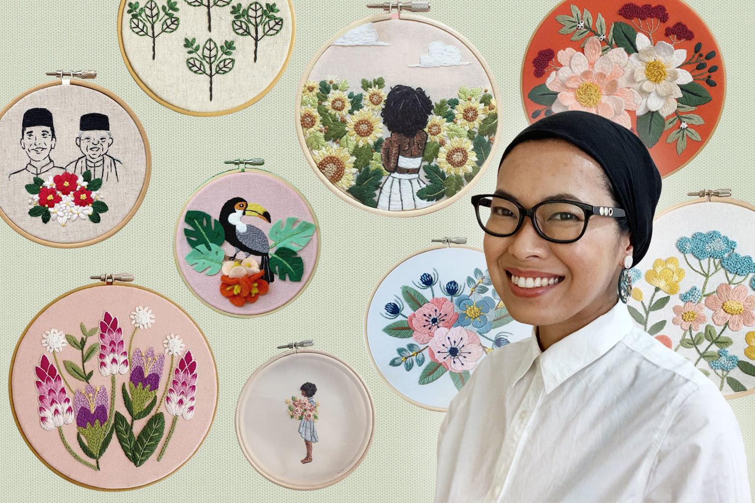 10 Questions With Tokyo-Based Embroidery Artist Ria Paramita