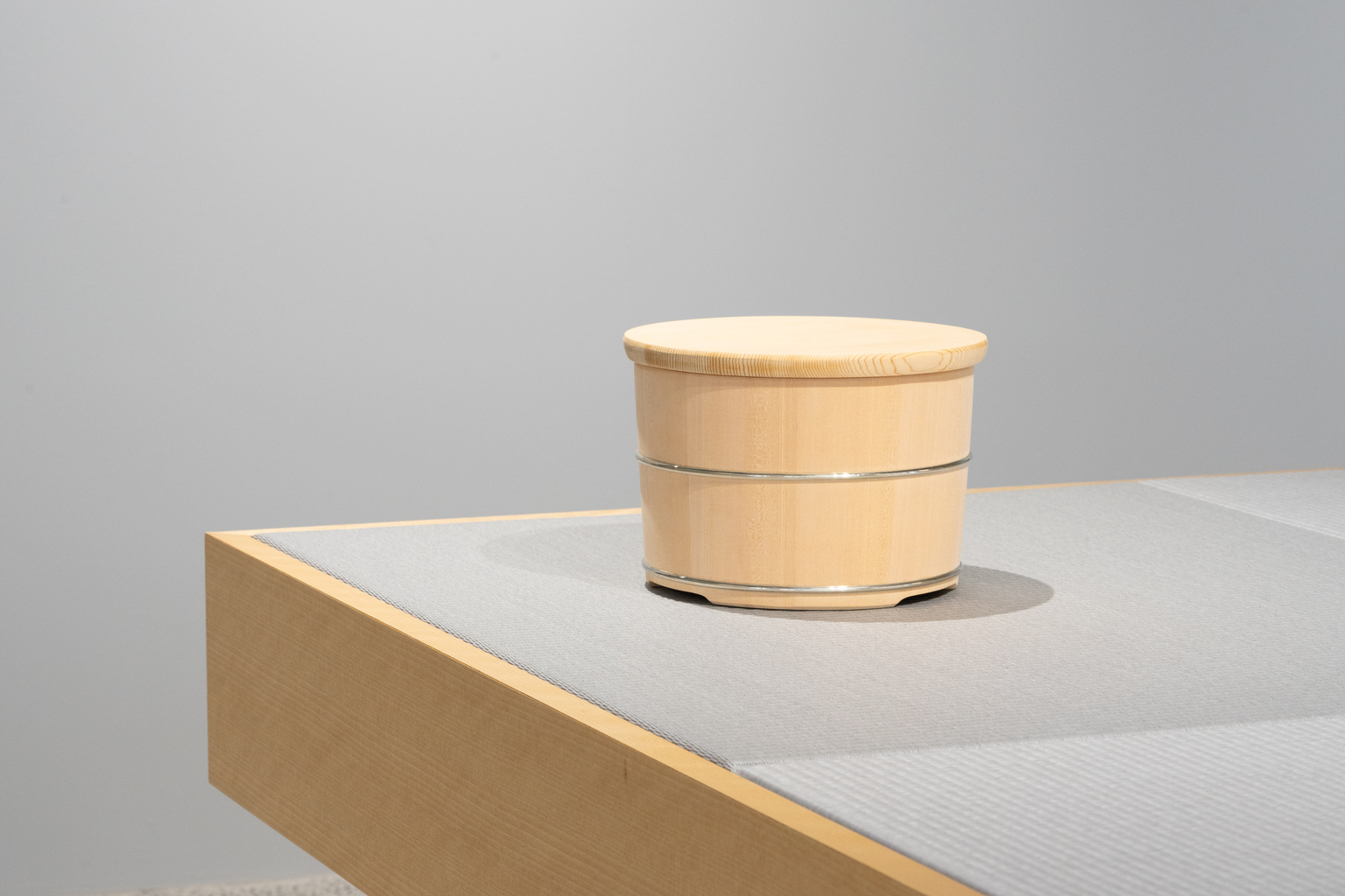 HULS GALLERY TOKYO Edo yui-oke wooden tub “Okeei” Eifu Kawamata Exhibition “Joining Plain Wood”