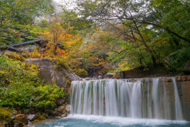 Nasu onsen waterfall