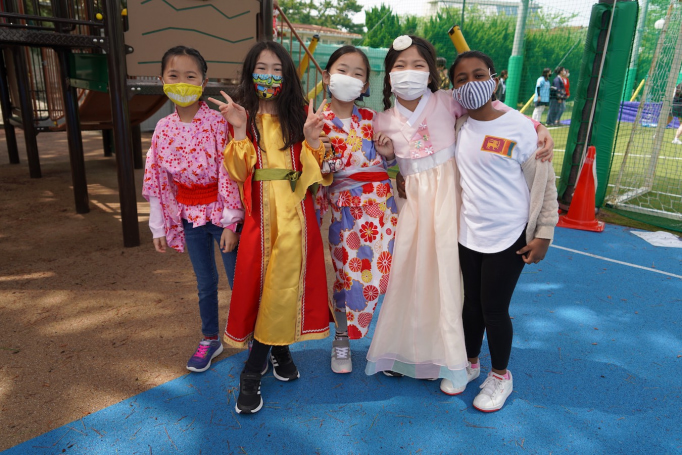 Kids at Fukuoka International School