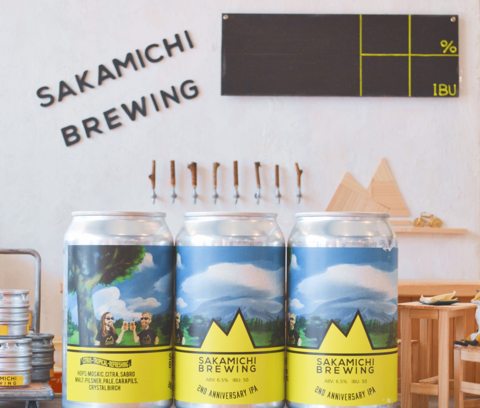sakamichi brewing 2nd Anniversary Beer