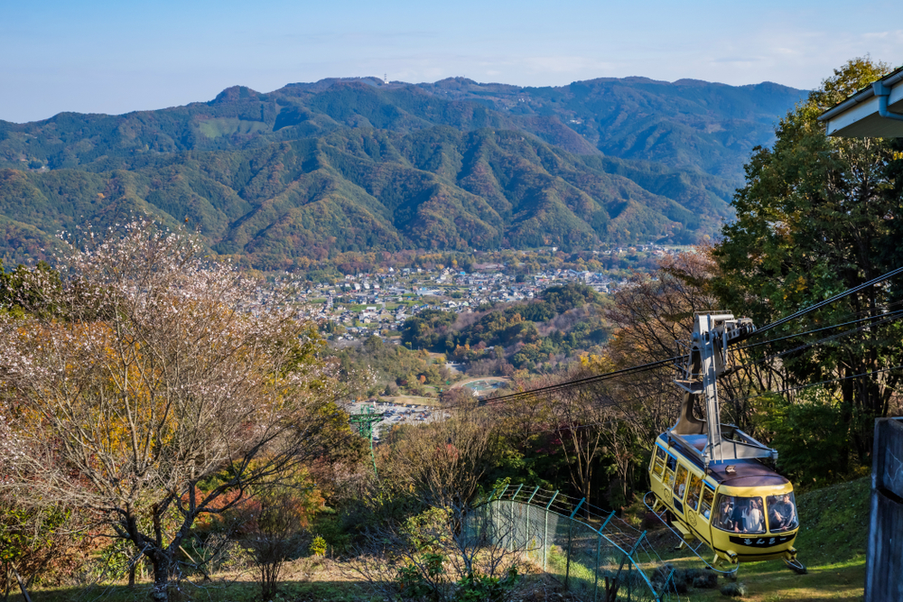 day trips from tokyo in spring ropeway