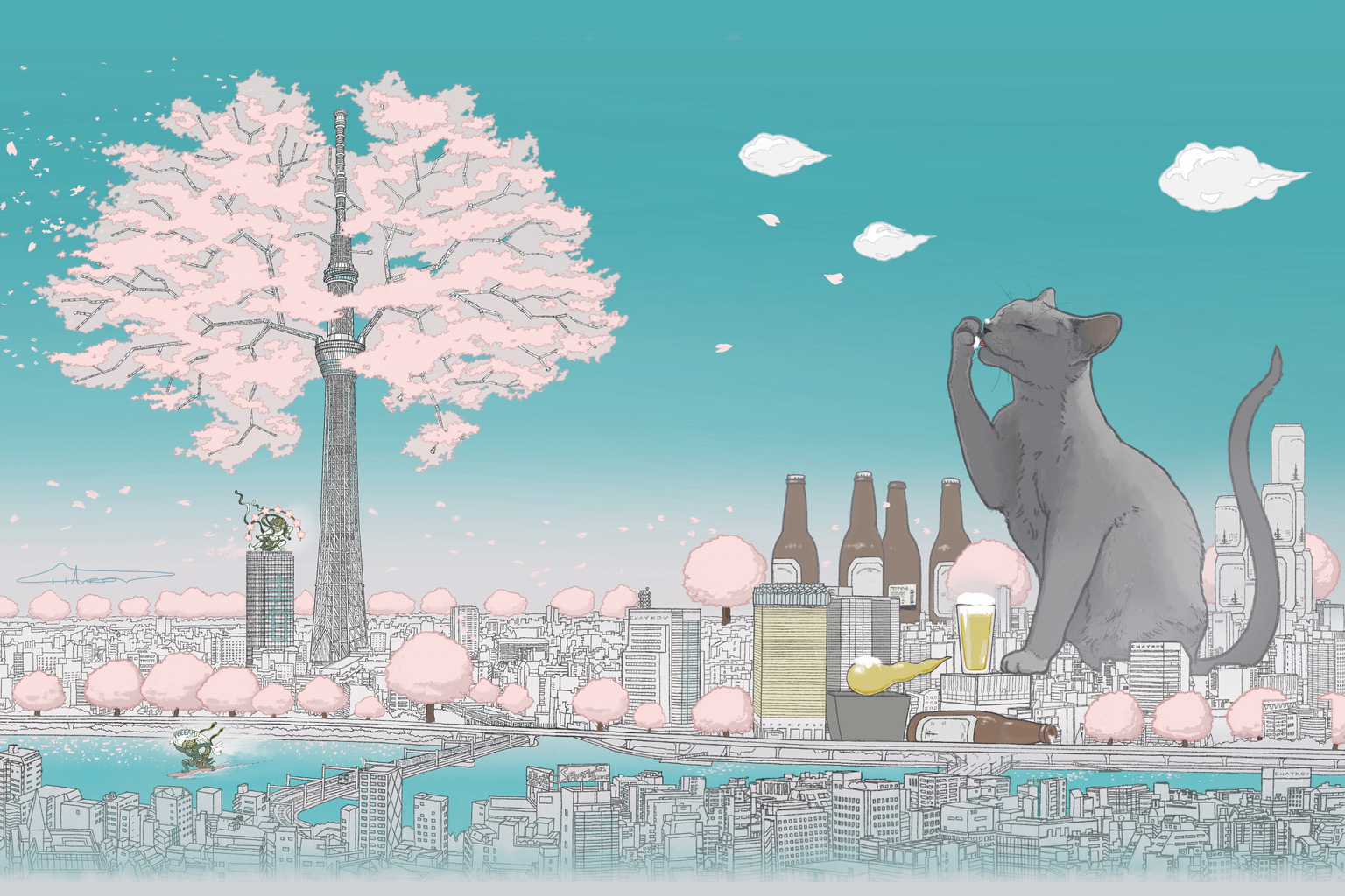 TW Creatives: Chaykov and His Giant City Cat