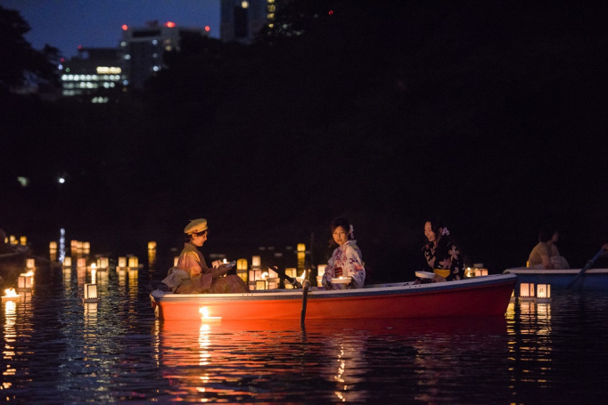 Floating lantern ceremony