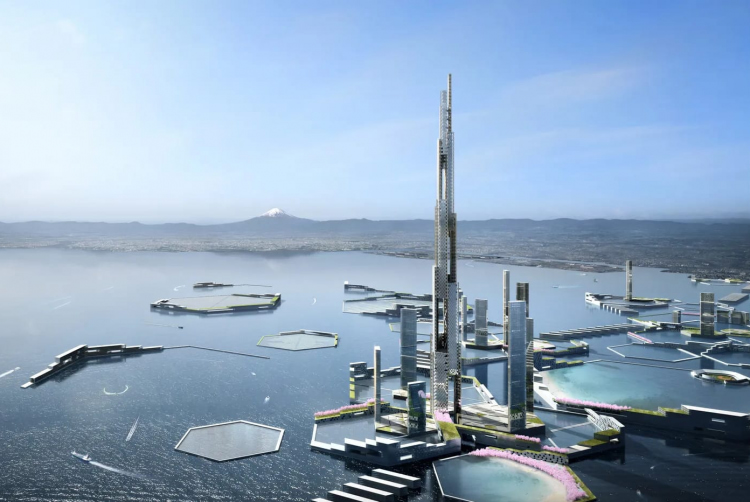 Ocean Spiral is a conceptual city proposed beneath the surface of the ocean  