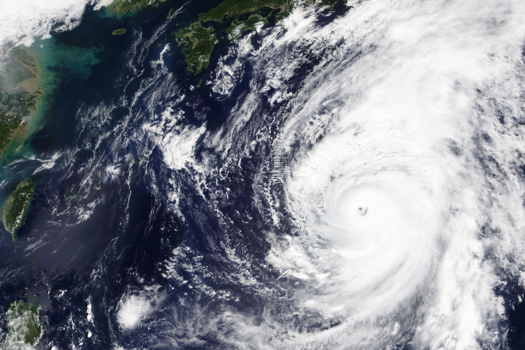 Typhoon Nanmadol climate change