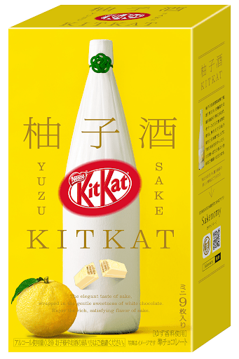 kitkat flavors yuzu sake yuzu liquer flavor