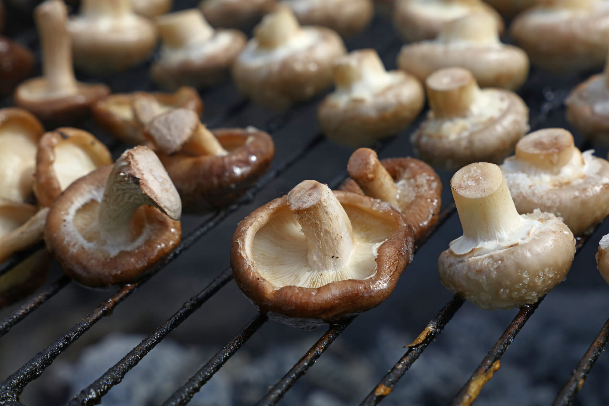 vegan barbecue japan shiitake mushrooms