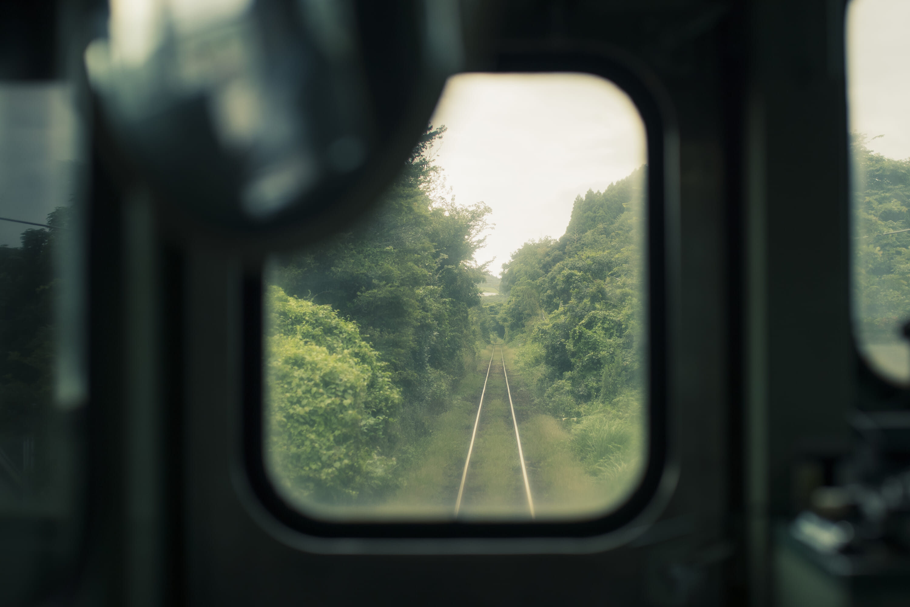 train window photography kyushu 