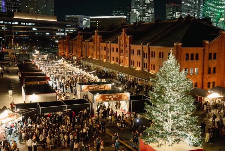Christmas Market at Yokohama Red Brick Warehouse 2025