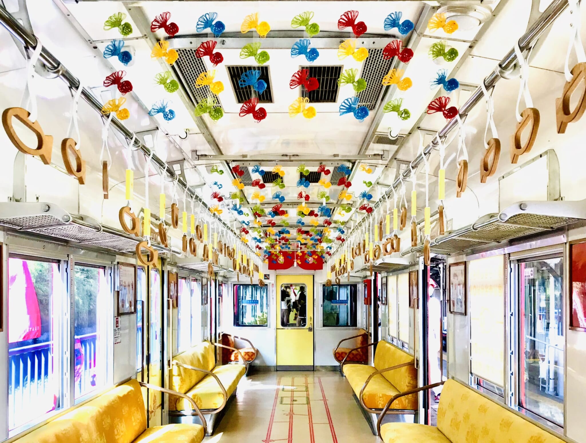 Cute train inside