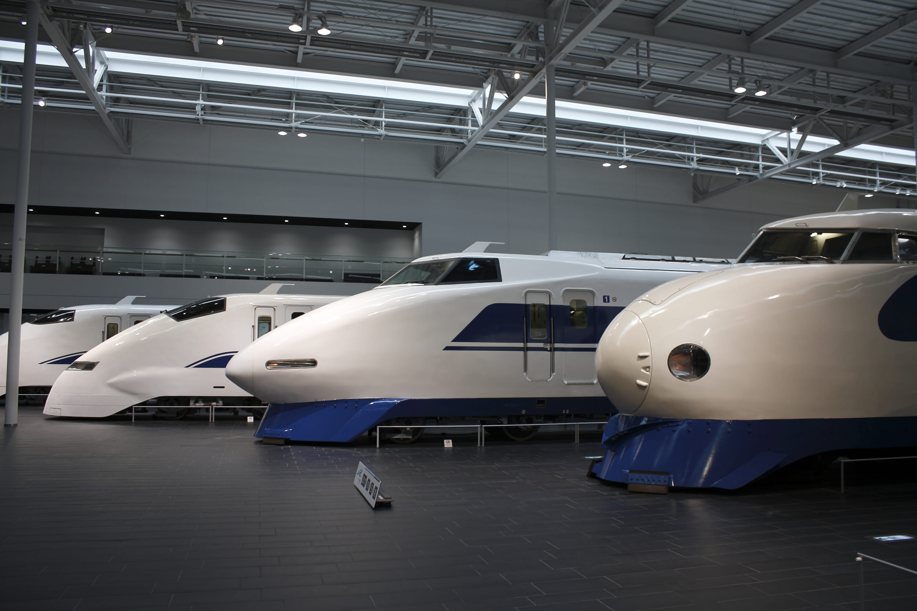 Japanese Maglev museum showcase