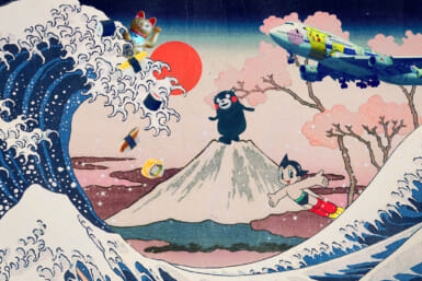 japan, soft power, mascots, kawaii, anime, hokusai, great wave, culture, japanese