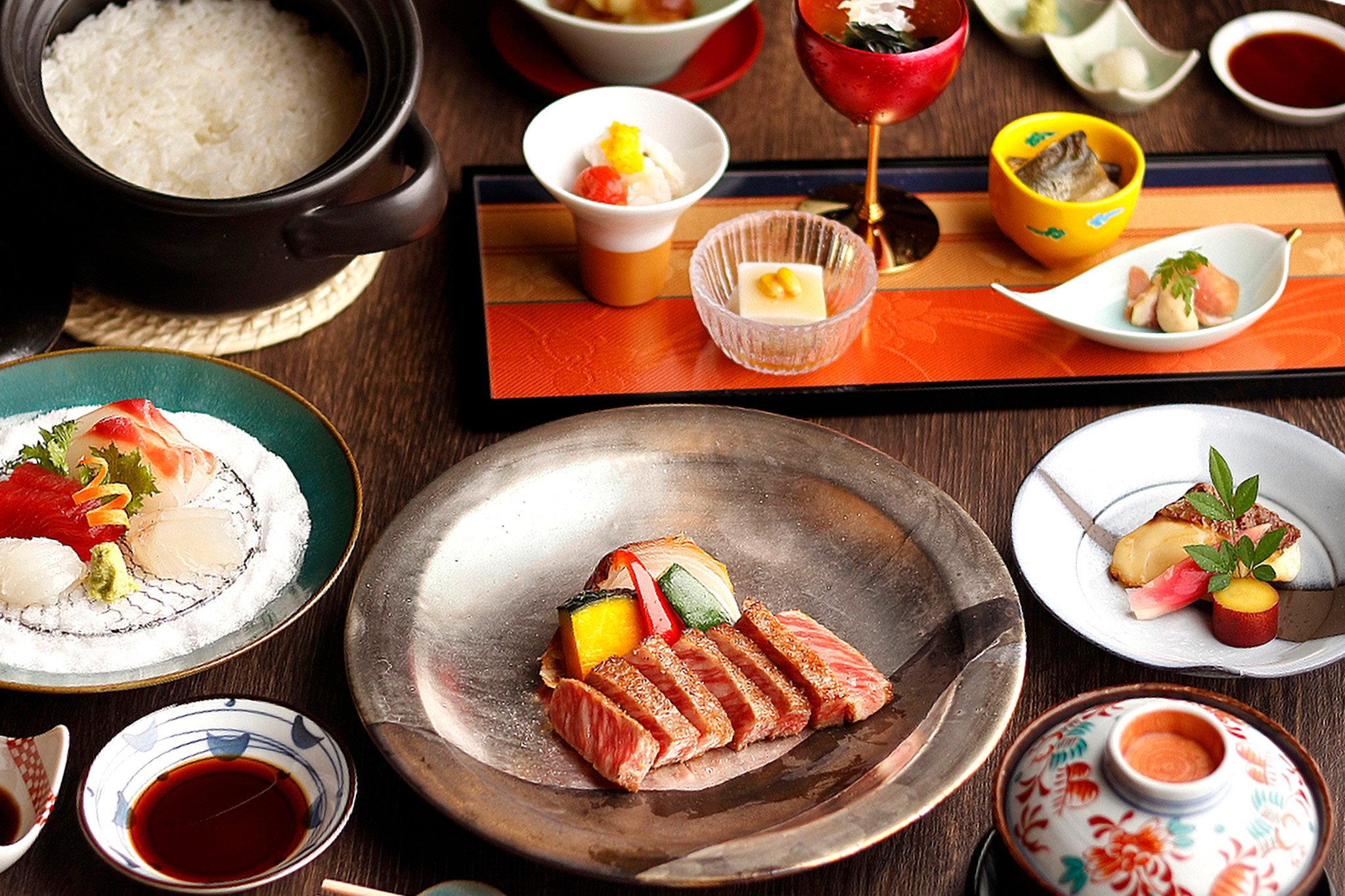 Japanese kaiseki food