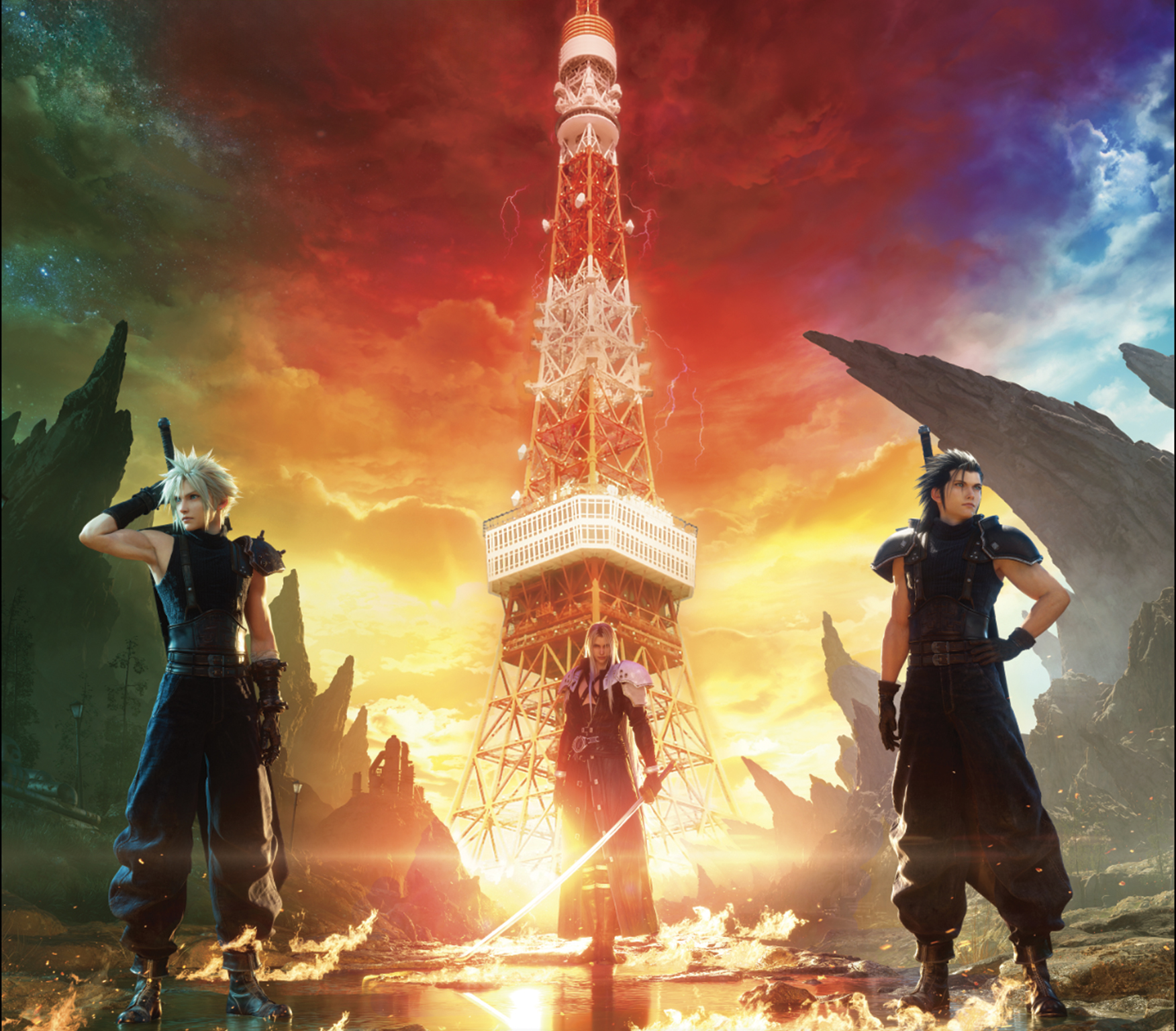 final fantasy VII Rebirth x Tokyo Tower