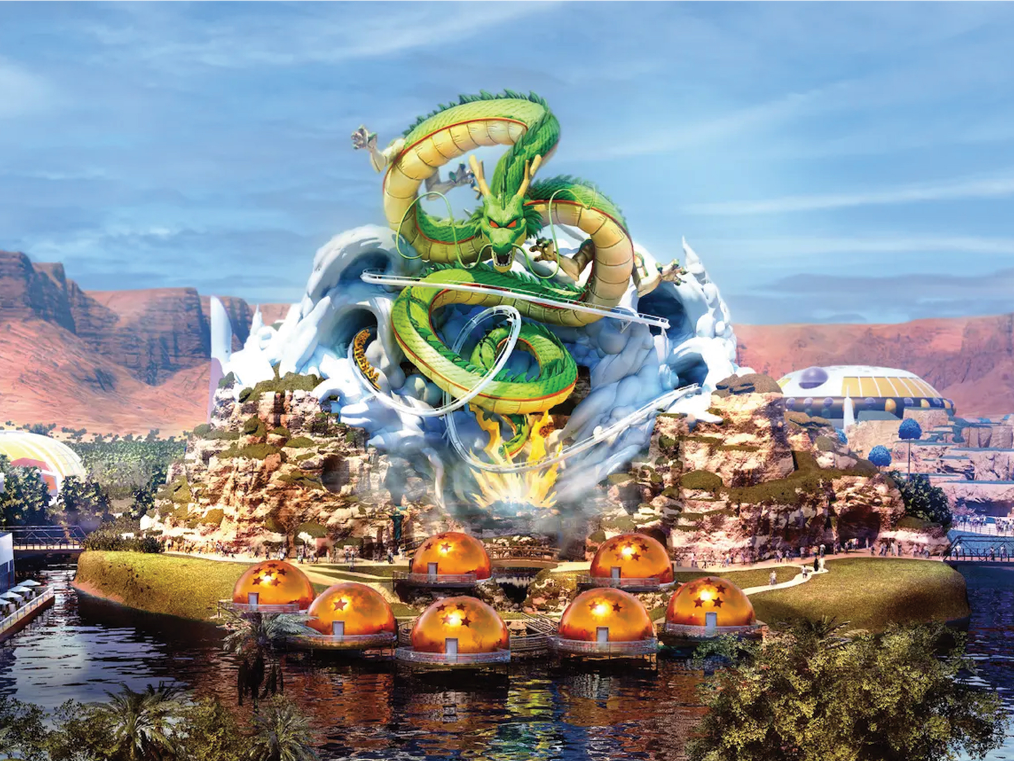 dragon ball theme park saudi arabia