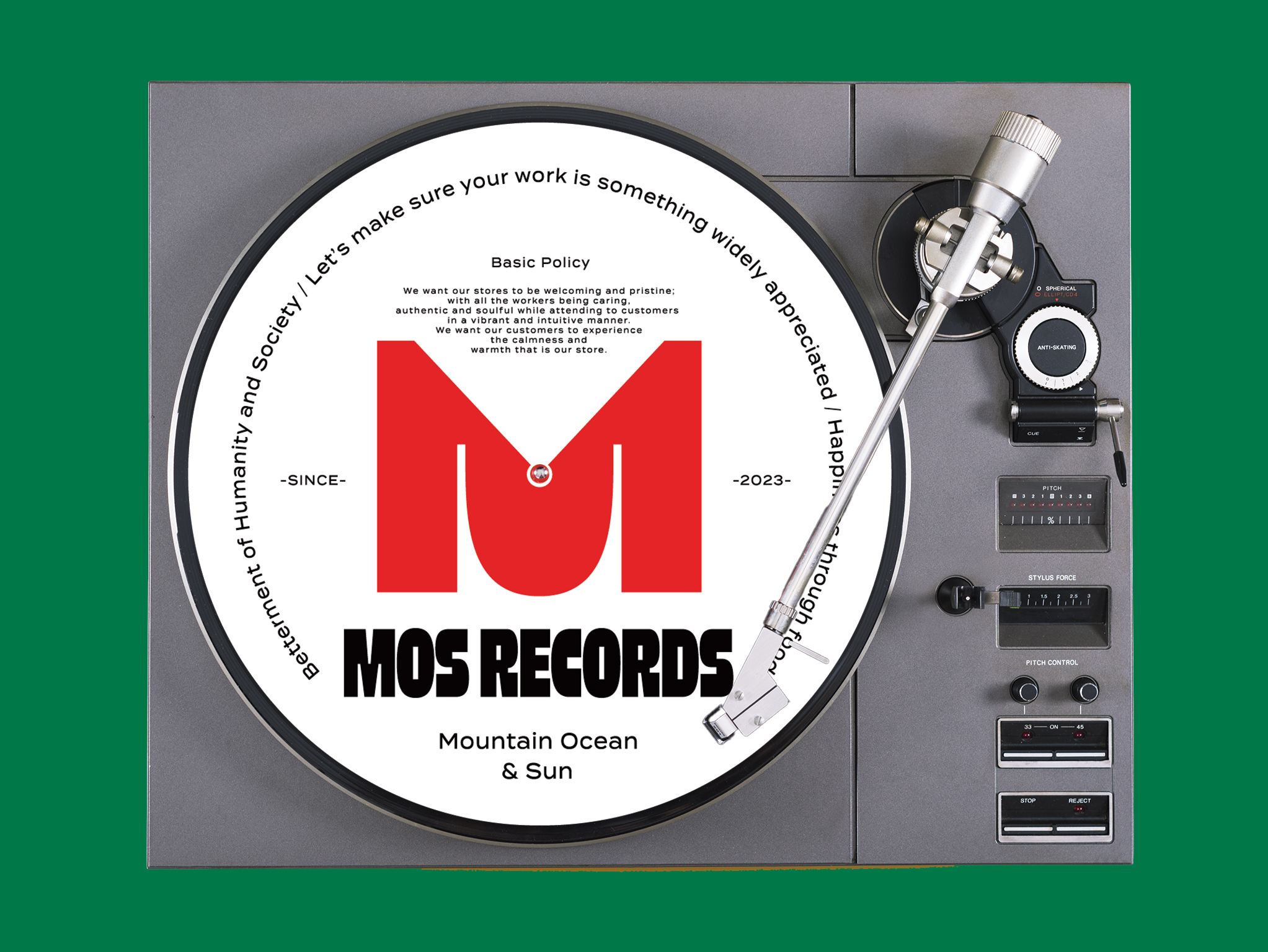 mos burger mos records label