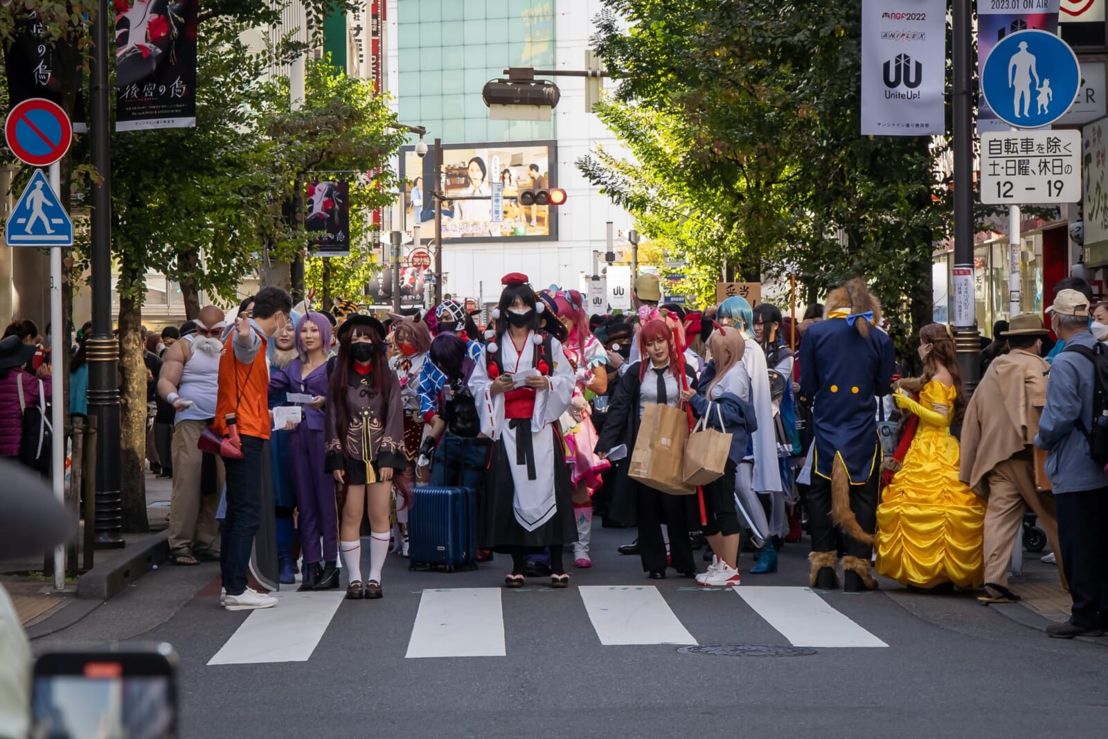 ikebukuro's annual halloween event