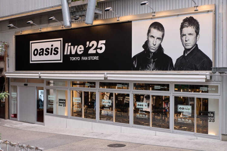 Oasis Live '25 Tokyo Fan Store at Miyashita Park