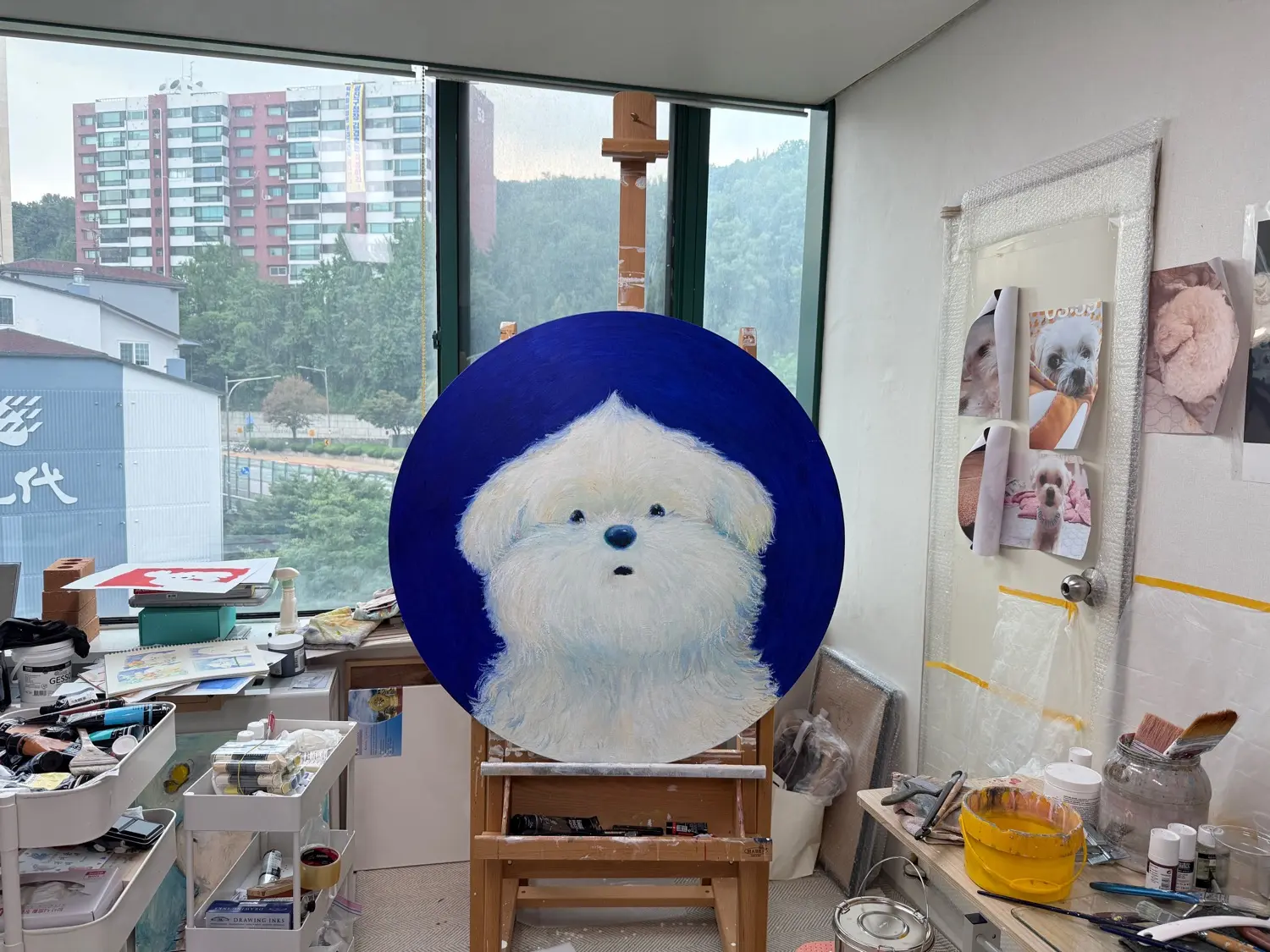 yeye dog illustrator painter korean kaikai kiki