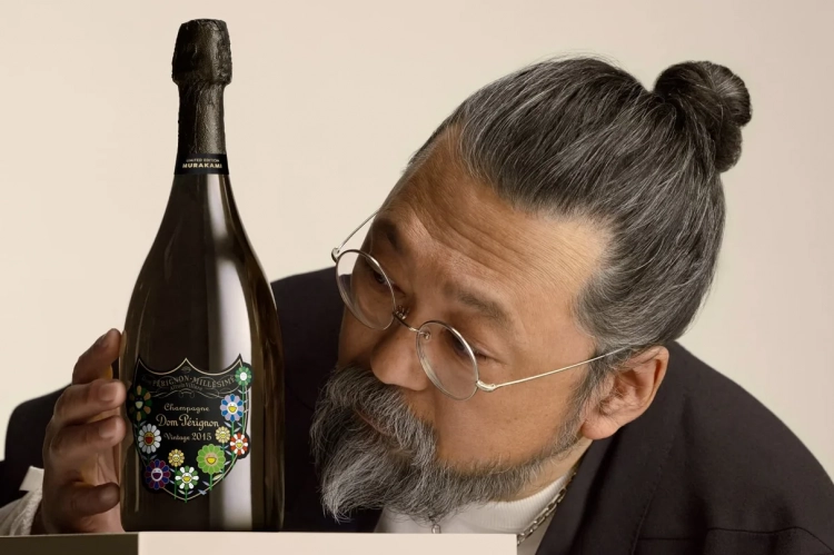 村上隆 Flower #3167 Drunk with Champagne Takashi Murakami, Kaikai Kiki | Murakami Flower #3167 Drunk
